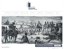 Tablet Screenshot of muzeum.pultusk.pl